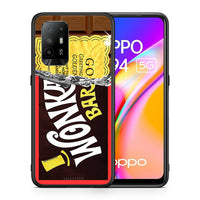 Thumbnail for Θήκη Oppo A94 5G Golden Ticket από τη Smartfits με σχέδιο στο πίσω μέρος και μαύρο περίβλημα | Oppo A94 5G Golden Ticket case with colorful back and black bezels