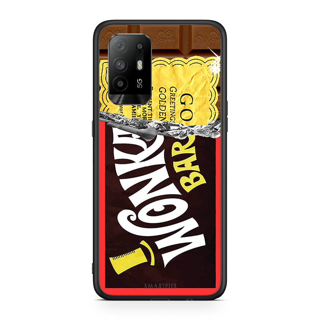Oppo A94 5G Golden Ticket θήκη από τη Smartfits με σχέδιο στο πίσω μέρος και μαύρο περίβλημα | Smartphone case with colorful back and black bezels by Smartfits