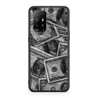 Thumbnail for Oppo A94 5G Money Dollars θήκη από τη Smartfits με σχέδιο στο πίσω μέρος και μαύρο περίβλημα | Smartphone case with colorful back and black bezels by Smartfits