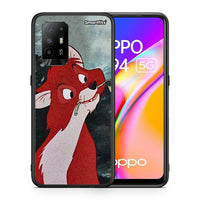 Thumbnail for Θήκη Oppo A94 5G Tod And Vixey Love 1 από τη Smartfits με σχέδιο στο πίσω μέρος και μαύρο περίβλημα | Oppo A94 5G Tod And Vixey Love 1 case with colorful back and black bezels