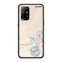 Thumbnail for Oppo A94 5G Where Next θήκη από τη Smartfits με σχέδιο στο πίσω μέρος και μαύρο περίβλημα | Smartphone case with colorful back and black bezels by Smartfits