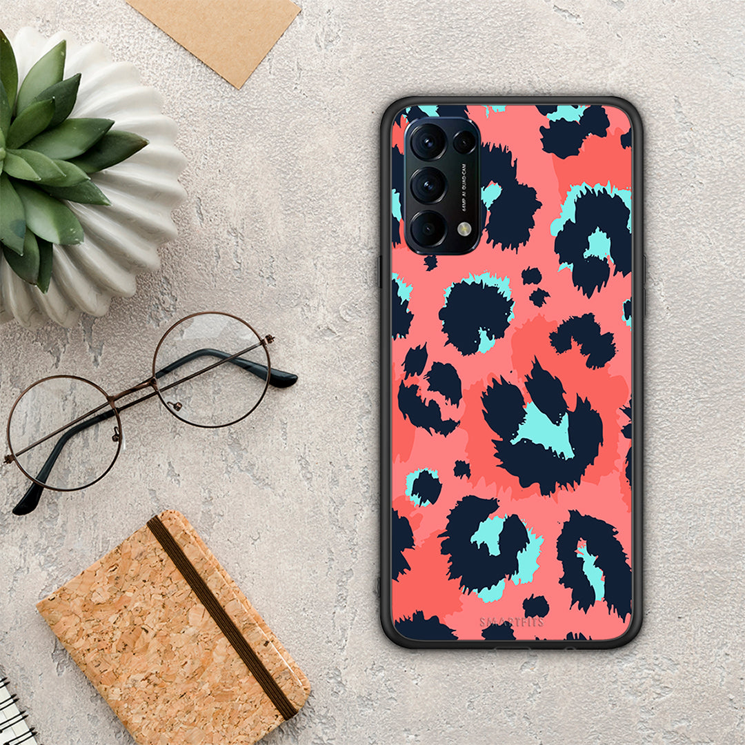Animal Pink Leopard - Oppo Find X3 Lite / Reno 5 5G / Reno 5 4G θήκη