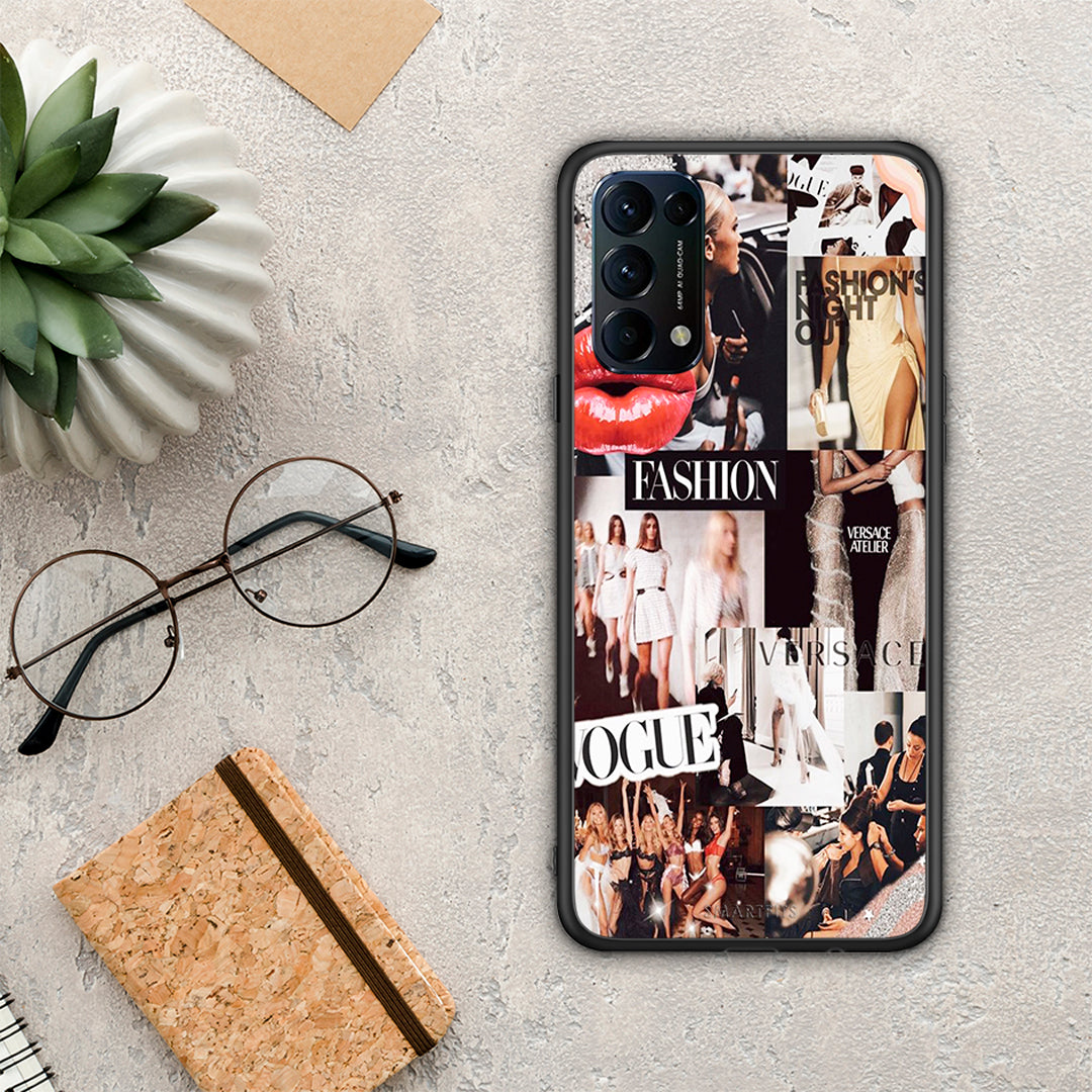 Collage Fashion - Oppo Find X3 Lite / Reno 5 5G / Reno 5 4G θήκη