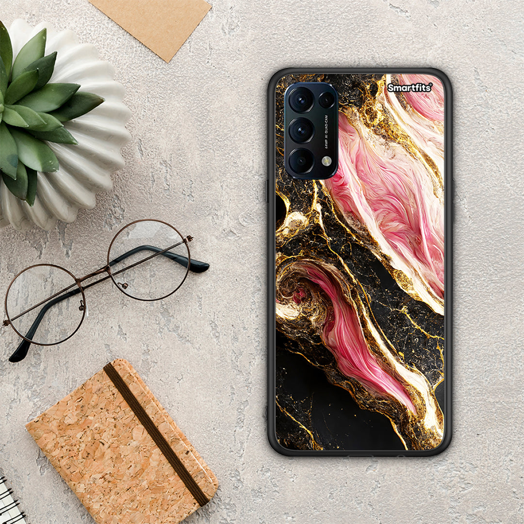 Glamorous Pink Marble - Oppo Find X3 Lite / Reno 5 5G / Reno 5 4G θήκη