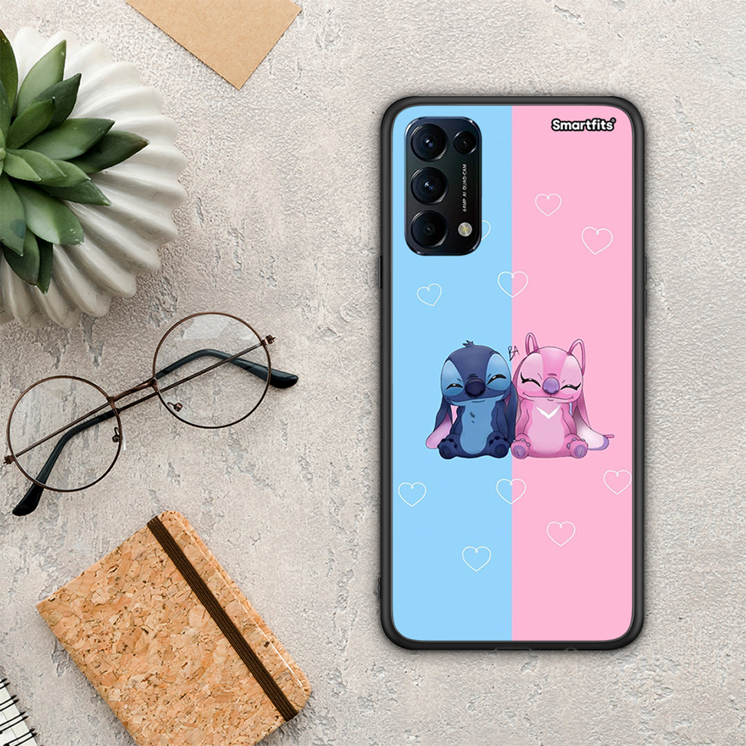 Stitch And Angel - Oppo Find X3 Lite / Reno 5 5G / Reno 5 4G θήκη