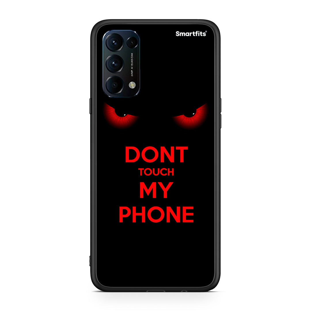Oppo Find X3 Lite / Reno 5 5G / Reno 5 4G Touch My Phone θήκη από τη Smartfits με σχέδιο στο πίσω μέρος και μαύρο περίβλημα | Smartphone case with colorful back and black bezels by Smartfits
