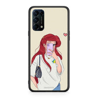 Thumbnail for Oppo Find X3 Lite / Reno 5 5G / Reno 5 4G Walking Mermaid Θήκη από τη Smartfits με σχέδιο στο πίσω μέρος και μαύρο περίβλημα | Smartphone case with colorful back and black bezels by Smartfits
