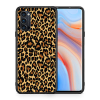 Thumbnail for Θήκη Oppo Reno4 Pro 5G Leopard Animal από τη Smartfits με σχέδιο στο πίσω μέρος και μαύρο περίβλημα | Oppo Reno4 Pro 5G Leopard Animal case with colorful back and black bezels