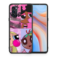 Thumbnail for Θήκη Αγίου Βαλεντίνου Oppo Reno4 Pro 5G Bubble Girls από τη Smartfits με σχέδιο στο πίσω μέρος και μαύρο περίβλημα | Oppo Reno4 Pro 5G Bubble Girls case with colorful back and black bezels