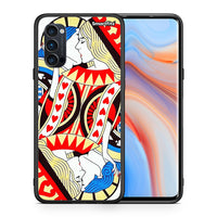 Thumbnail for Θήκη Oppo Reno4 Pro 5G Card Love από τη Smartfits με σχέδιο στο πίσω μέρος και μαύρο περίβλημα | Oppo Reno4 Pro 5G Card Love case with colorful back and black bezels