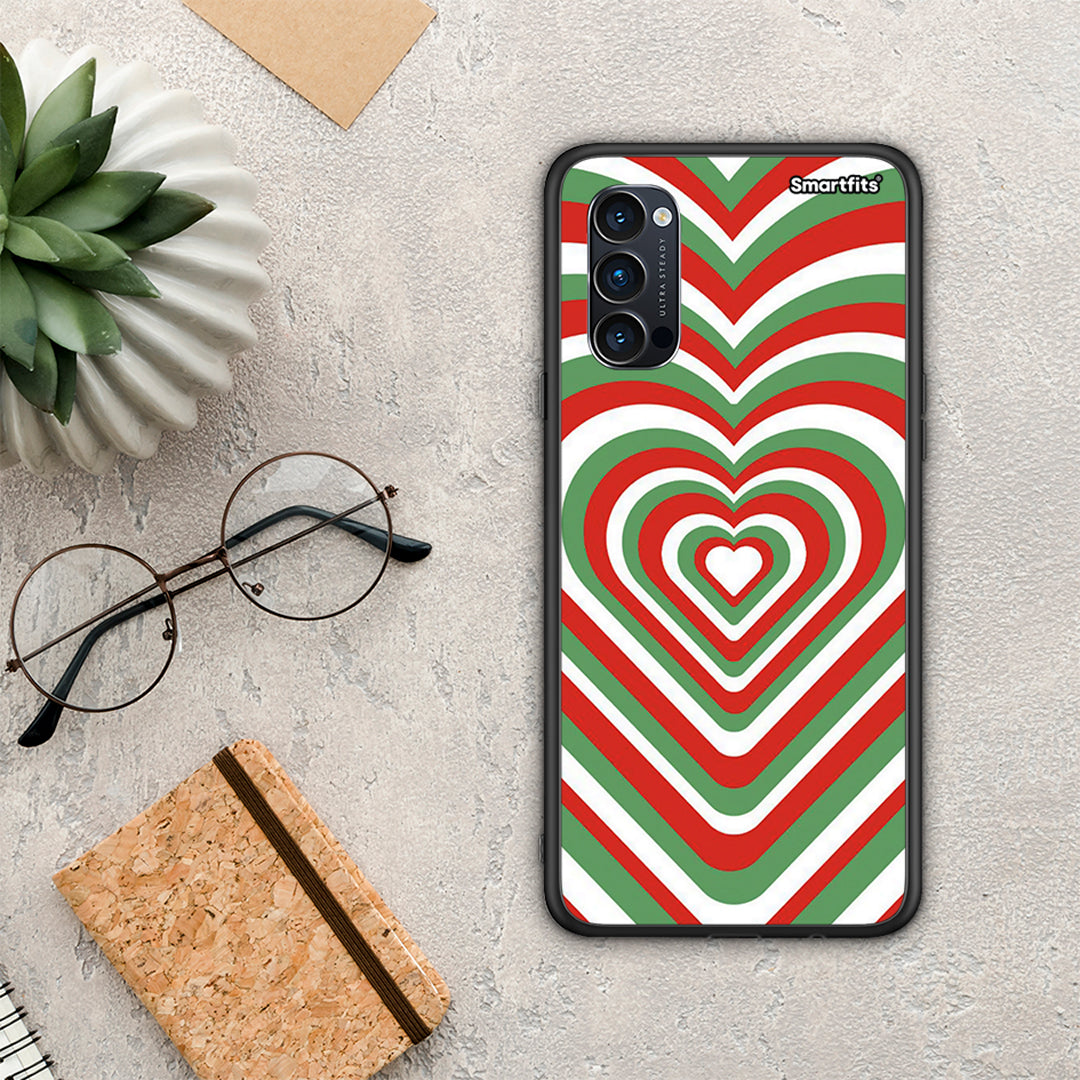 Christmas Hearts - Oppo Reno4 Pro 5G θήκη