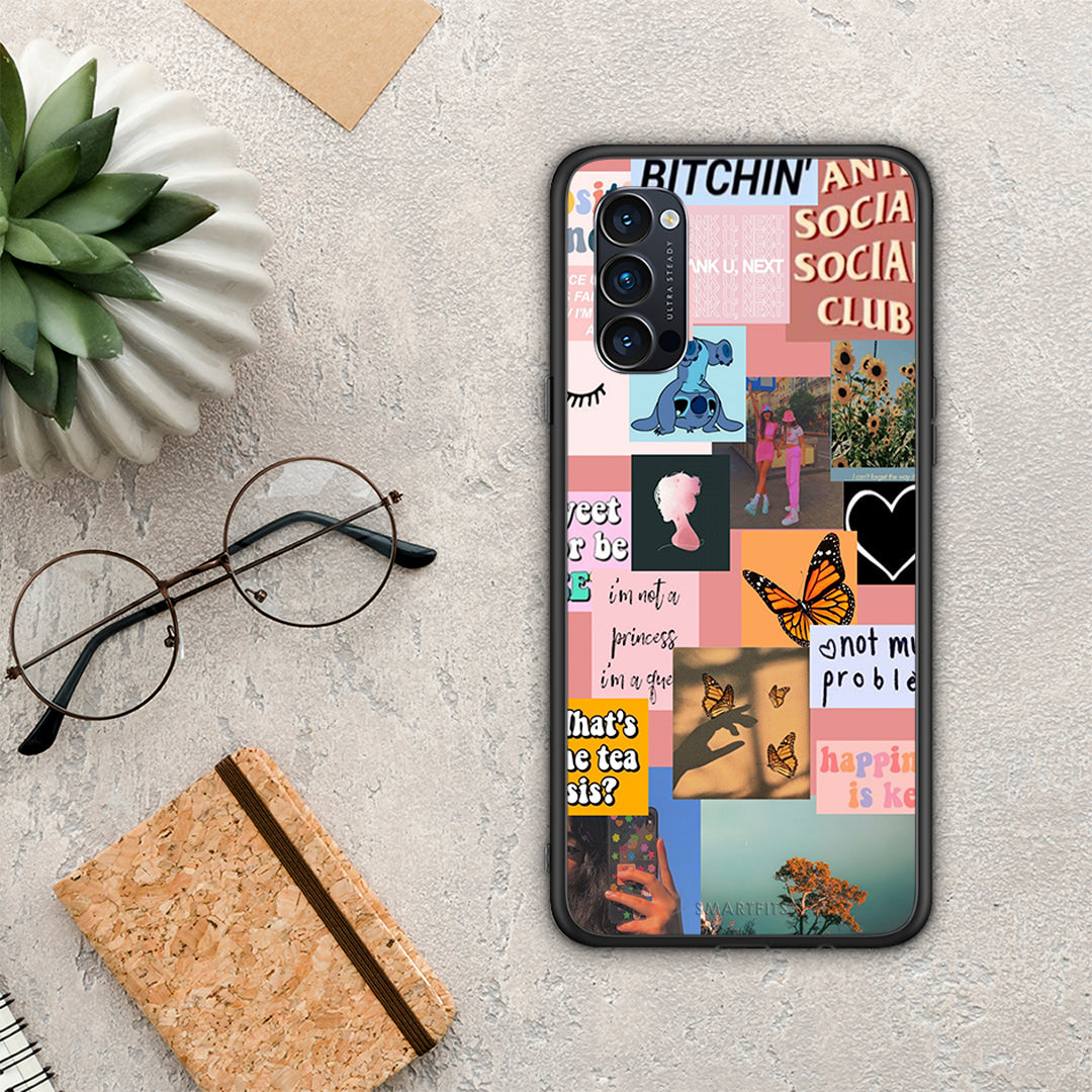 Collage Bitchin - Oppo Reno4 Pro 5G θήκη