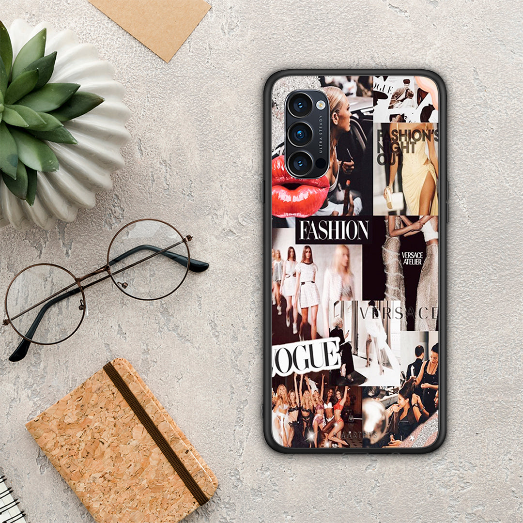Collage Fashion - Oppo Reno4 Pro 5G θήκη