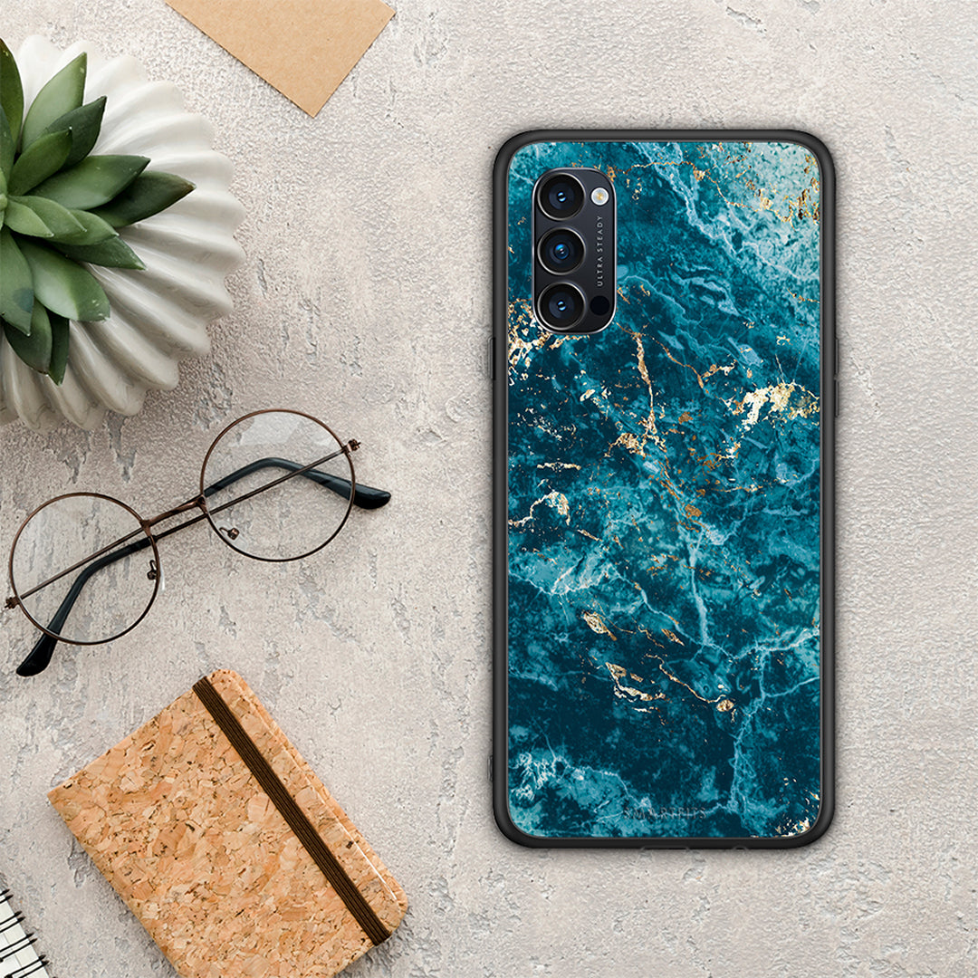 Marble Blue - Oppo Reno4 Pro 5G θήκη