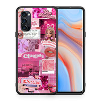 Thumbnail for Θήκη Αγίου Βαλεντίνου Oppo Reno4 Pro 5G Pink Love από τη Smartfits με σχέδιο στο πίσω μέρος και μαύρο περίβλημα | Oppo Reno4 Pro 5G Pink Love case with colorful back and black bezels