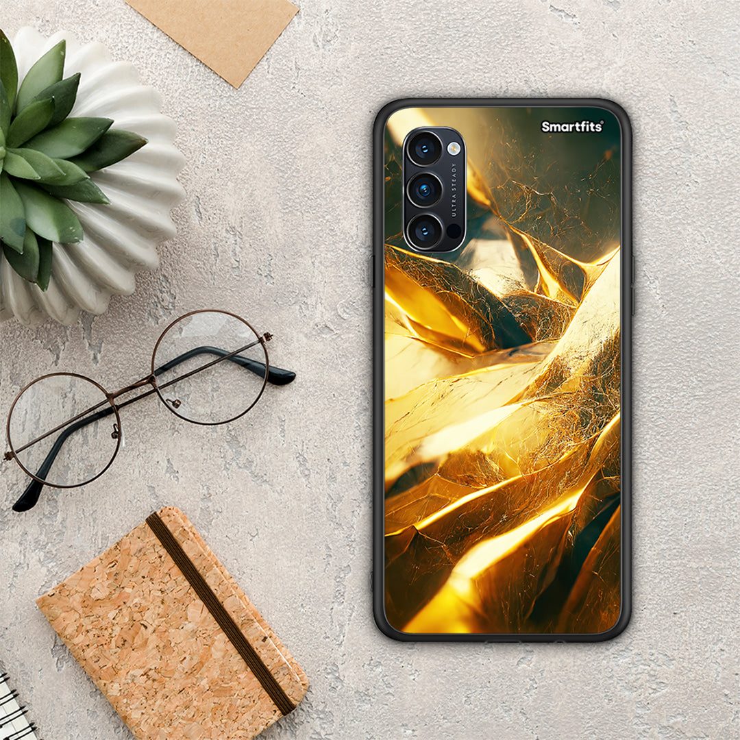 Real Gold - Oppo Reno4 Pro 5G θήκη