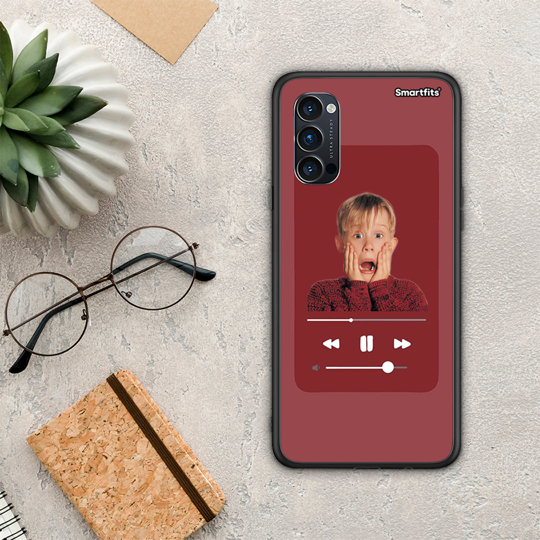 Xmas Alone Music - Oppo Reno4 Pro 5G θήκη