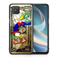 Thumbnail for Θήκη Oppo Reno4 Z 5G Duck Money από τη Smartfits με σχέδιο στο πίσω μέρος και μαύρο περίβλημα | Oppo Reno4 Z 5G Duck Money case with colorful back and black bezels