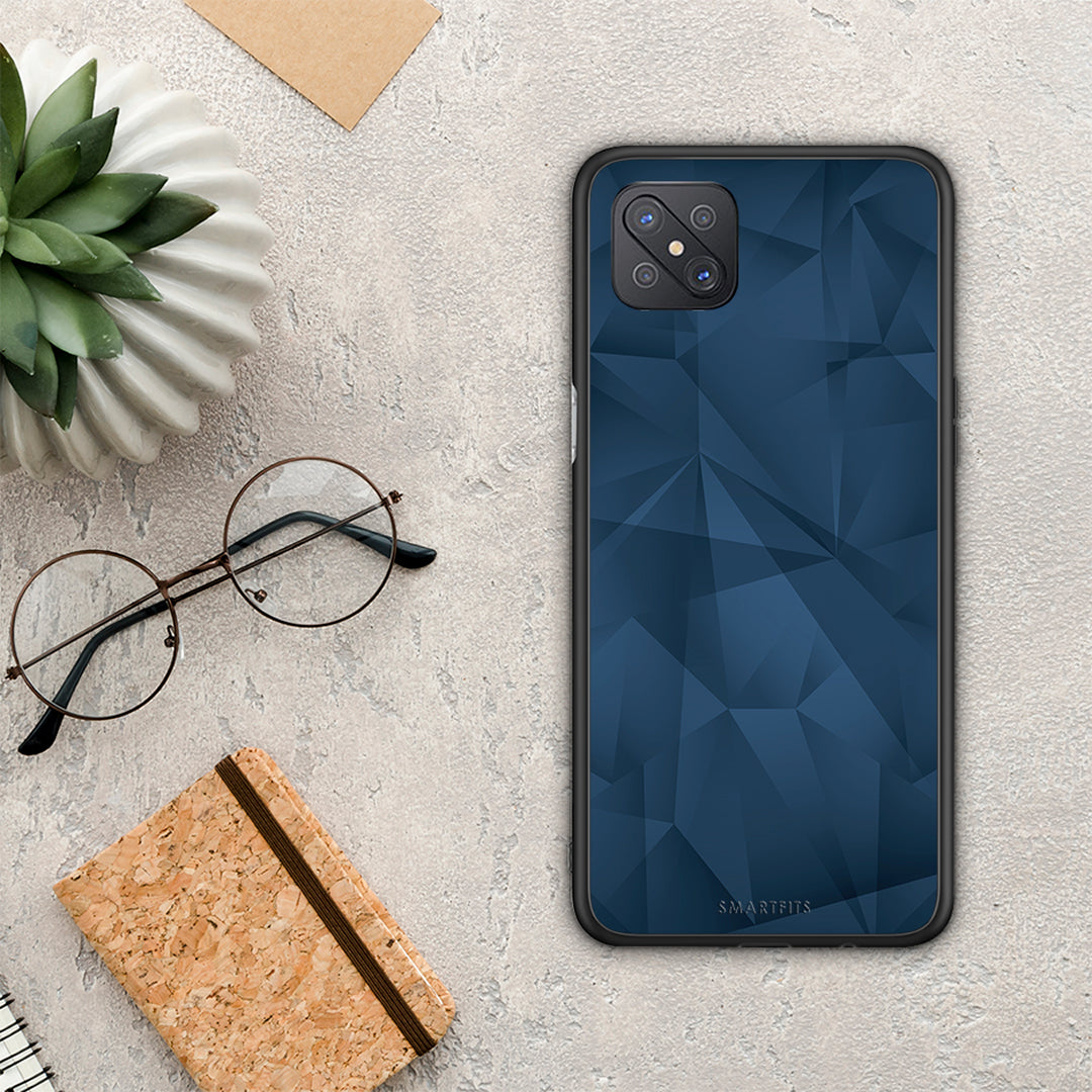 Geometric Blue Abstract - Oppo Reno4 Z 5G / A92s θήκη