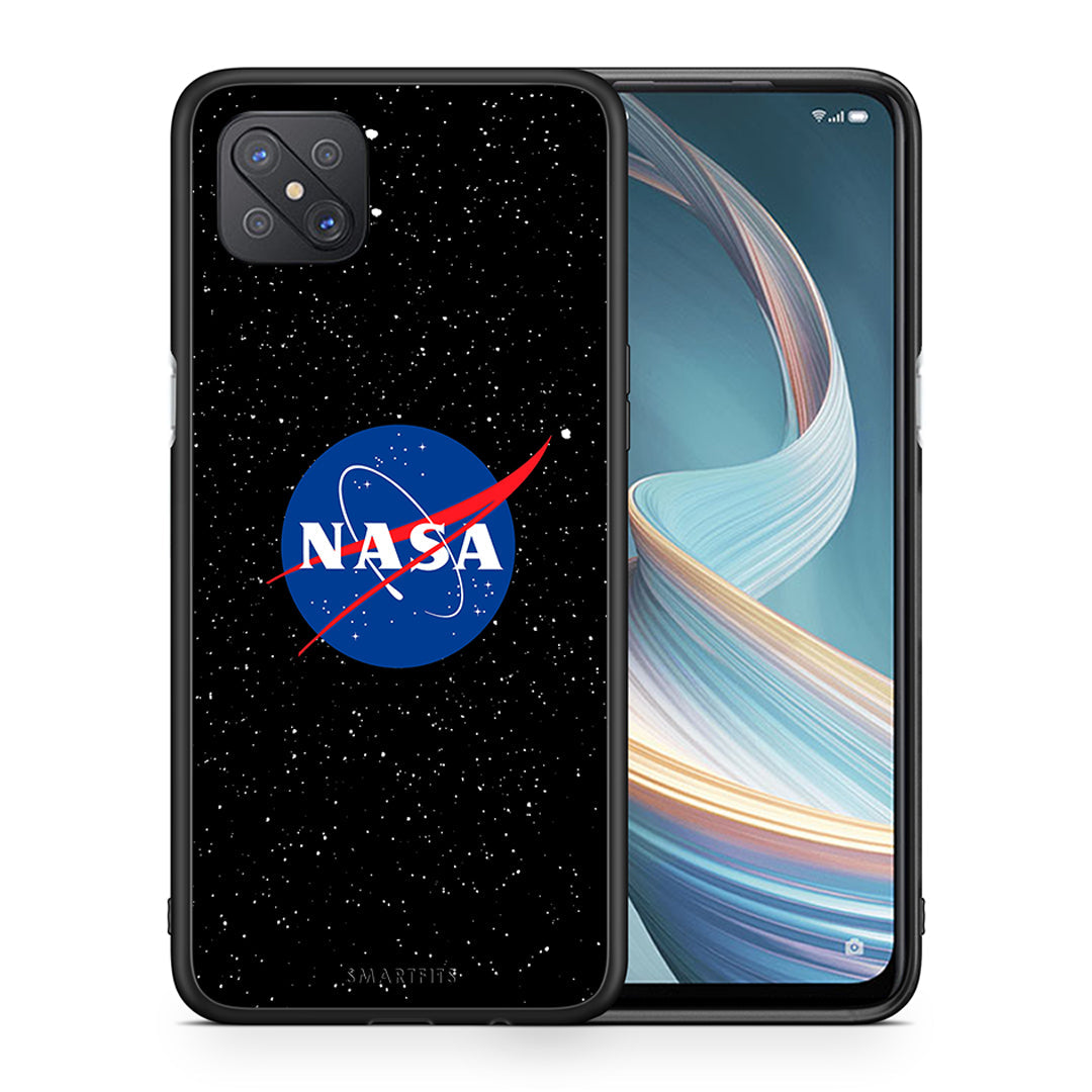 Θήκη Oppo Reno4 Z 5G NASA PopArt από τη Smartfits με σχέδιο στο πίσω μέρος και μαύρο περίβλημα | Oppo Reno4 Z 5G NASA PopArt case with colorful back and black bezels