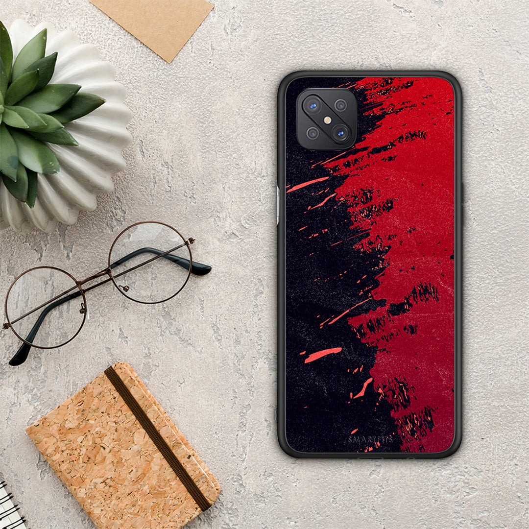 Red Paint - Oppo Reno4 Z 5G / A92s θήκη