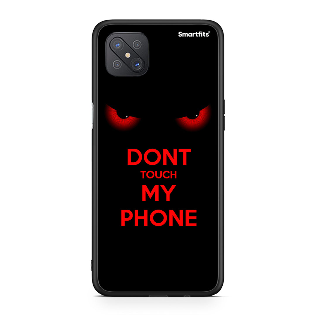 Oppo Reno4 Z 5G Touch My Phone θήκη από τη Smartfits με σχέδιο στο πίσω μέρος και μαύρο περίβλημα | Smartphone case with colorful back and black bezels by Smartfits