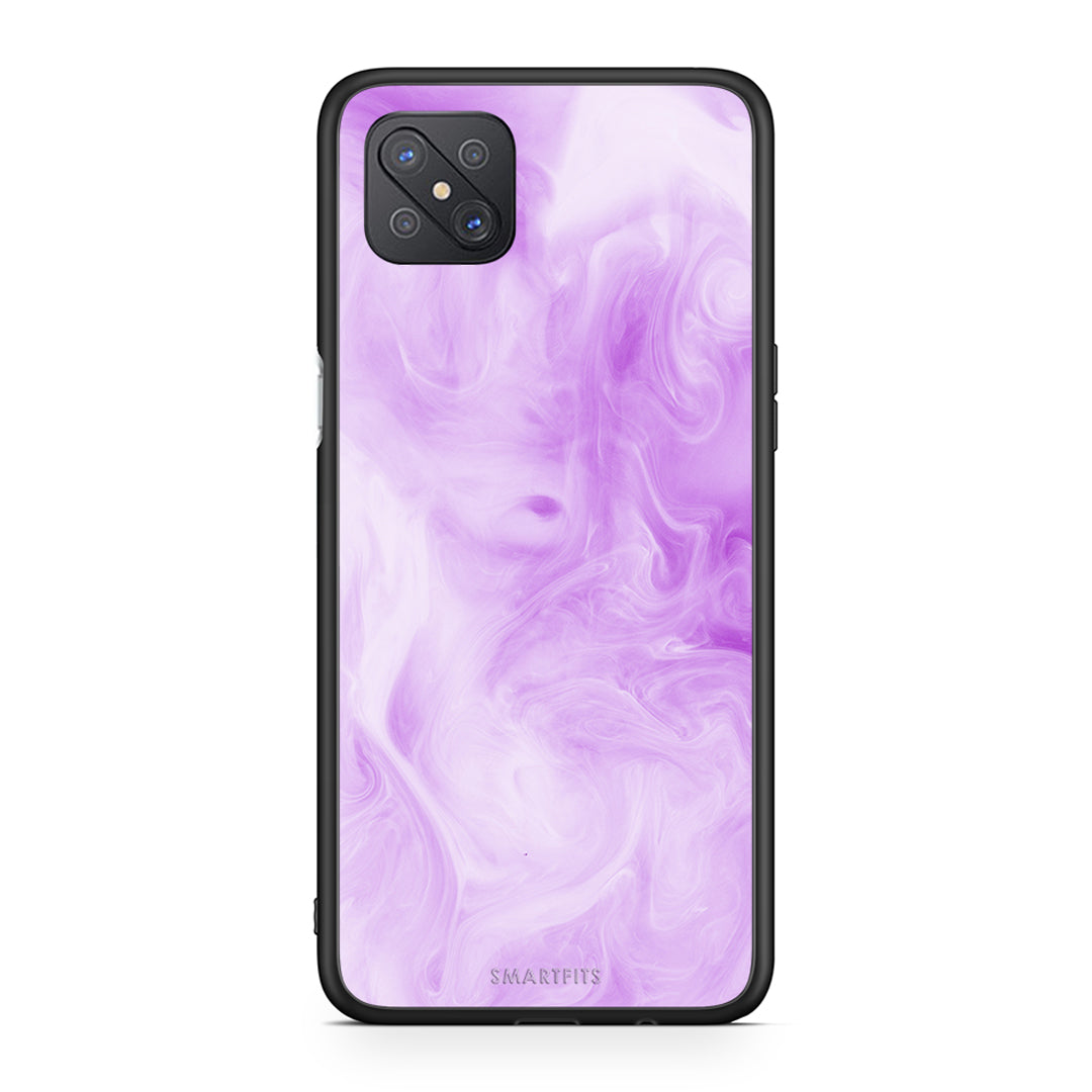 99 - Oppo Reno4 Z 5G Watercolor Lavender case, cover, bumper