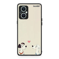 Thumbnail for Θήκη Oppo Reno7 Lite Dalmatians Love από τη Smartfits με σχέδιο στο πίσω μέρος και μαύρο περίβλημα | Oppo Reno7 Lite Dalmatians Love Case with Colorful Back and Black Bezels