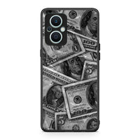 Thumbnail for Θήκη Oppo Reno7 Lite Money Dollars από τη Smartfits με σχέδιο στο πίσω μέρος και μαύρο περίβλημα | Oppo Reno7 Lite Money Dollars Case with Colorful Back and Black Bezels