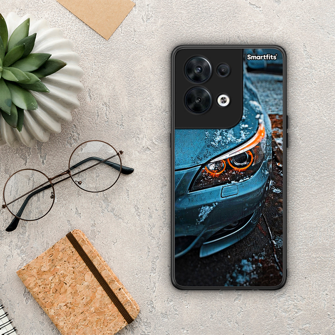 Θήκη Oppo Reno8 5G Bmw E60 από τη Smartfits με σχέδιο στο πίσω μέρος και μαύρο περίβλημα | Oppo Reno8 5G Bmw E60 Case with Colorful Back and Black Bezels