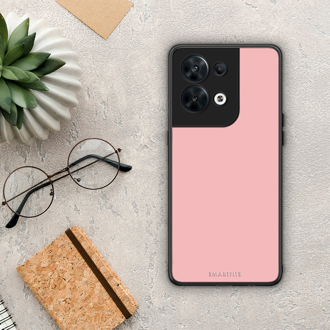 Θήκη Oppo Reno8 5G Color Nude από τη Smartfits με σχέδιο στο πίσω μέρος και μαύρο περίβλημα | Oppo Reno8 5G Color Nude Case with Colorful Back and Black Bezels