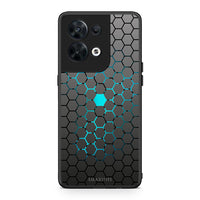Thumbnail for Θήκη Oppo Reno8 5G Geometric Hexagonal από τη Smartfits με σχέδιο στο πίσω μέρος και μαύρο περίβλημα | Oppo Reno8 5G Geometric Hexagonal Case with Colorful Back and Black Bezels