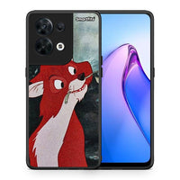 Thumbnail for Θήκη Oppo Reno8 5G Tod And Vixey Love 1 από τη Smartfits με σχέδιο στο πίσω μέρος και μαύρο περίβλημα | Oppo Reno8 5G Tod And Vixey Love 1 Case with Colorful Back and Black Bezels