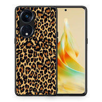Thumbnail for Θήκη Oppo Reno8T 5G / A98 Animal Leopard από τη Smartfits με σχέδιο στο πίσω μέρος και μαύρο περίβλημα | Oppo Reno8T 5G / A98 Animal Leopard Case with Colorful Back and Black Bezels