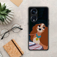 Thumbnail for Θήκη Oppo Reno8T 5G / A98 Lady And Tramp 2 από τη Smartfits με σχέδιο στο πίσω μέρος και μαύρο περίβλημα | Oppo Reno8T 5G / A98 Lady And Tramp 2 Case with Colorful Back and Black Bezels