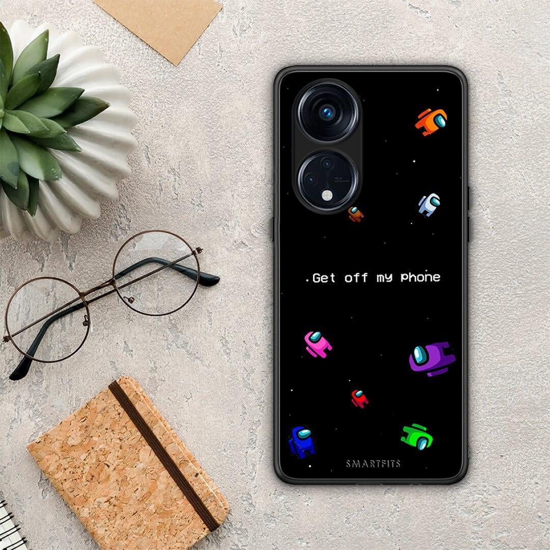 Θήκη Oppo Reno8T 5G / A1 Pro Text AFK από τη Smartfits με σχέδιο στο πίσω μέρος και μαύρο περίβλημα | Oppo Reno8T 5G / A1 Pro Text AFK Case with Colorful Back and Black Bezels