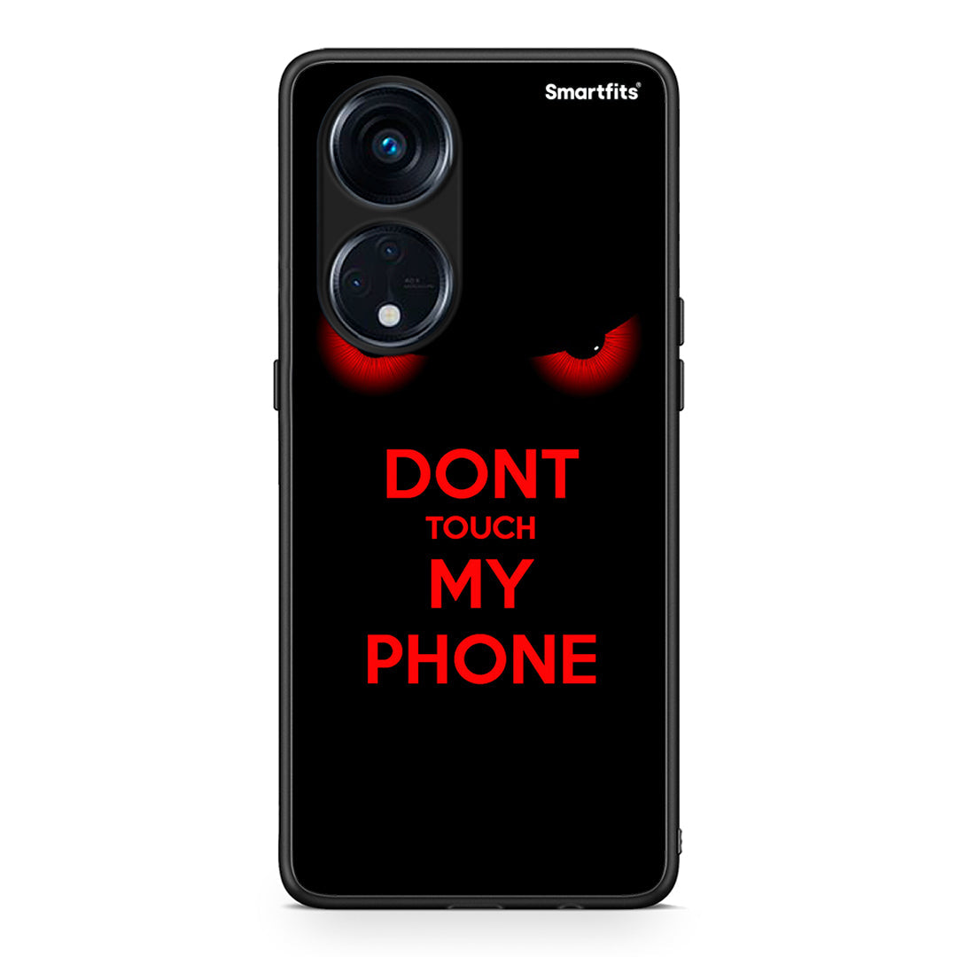 Θήκη Oppo Reno8T 5G / A98 Touch My Phone από τη Smartfits με σχέδιο στο πίσω μέρος και μαύρο περίβλημα | Oppo Reno8T 5G / A98 Touch My Phone Case with Colorful Back and Black Bezels