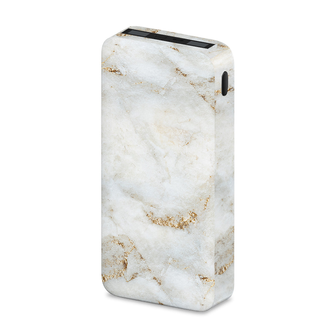 White Gold Marble - Xiaomi Power Bank 20000mAh