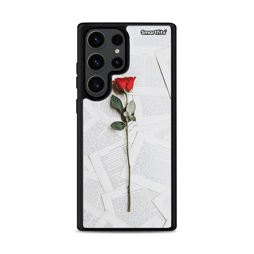 Red Rose - Samsung Galaxy S23 Ultra θήκη