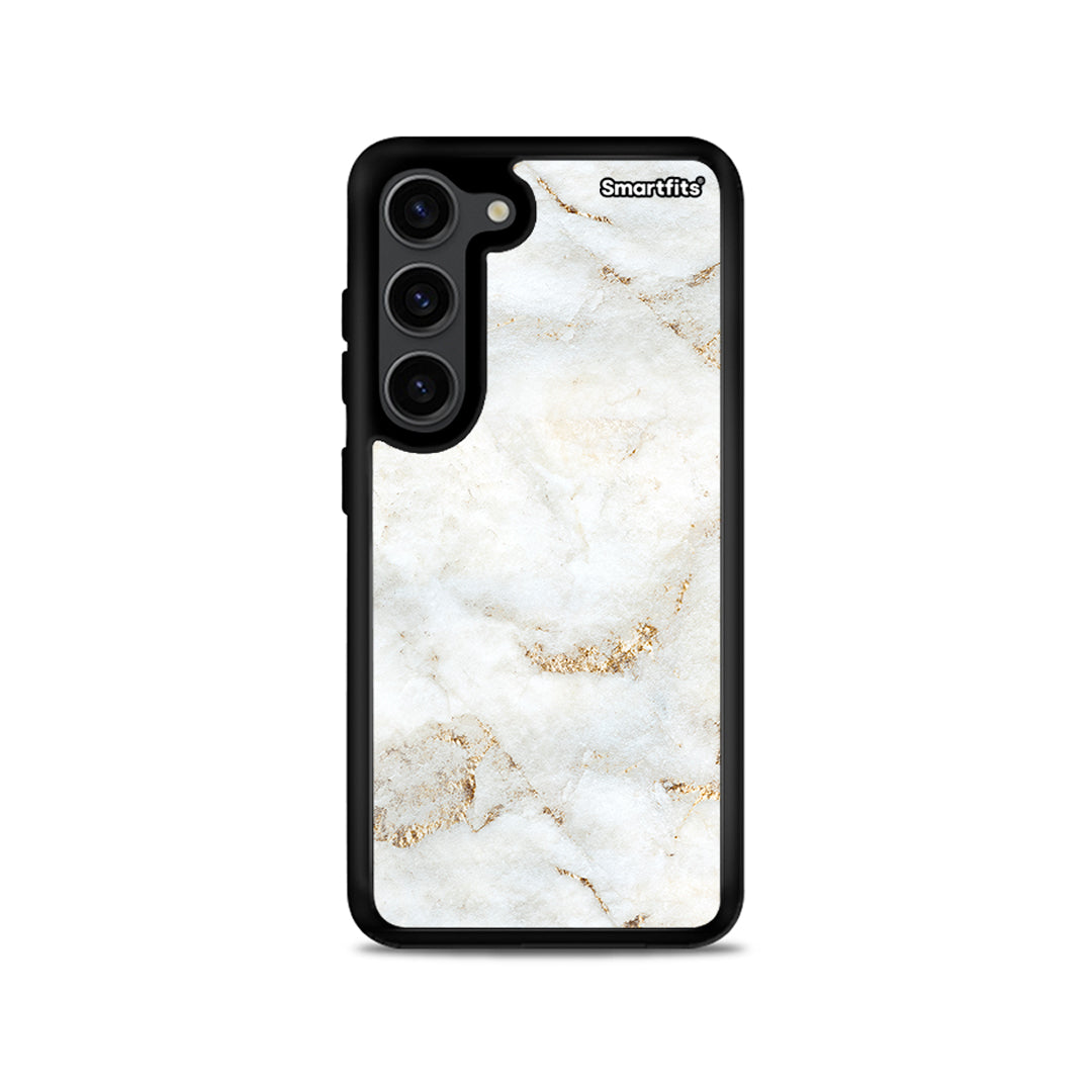 White Gold Marble - Samsung Galaxy S23 θήκη