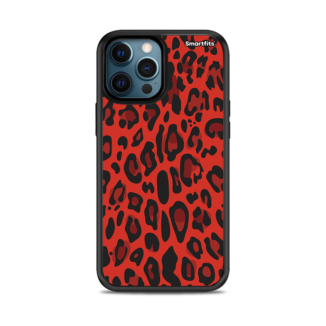 Animal Red Leopard - iPhone 12 Pro θήκη