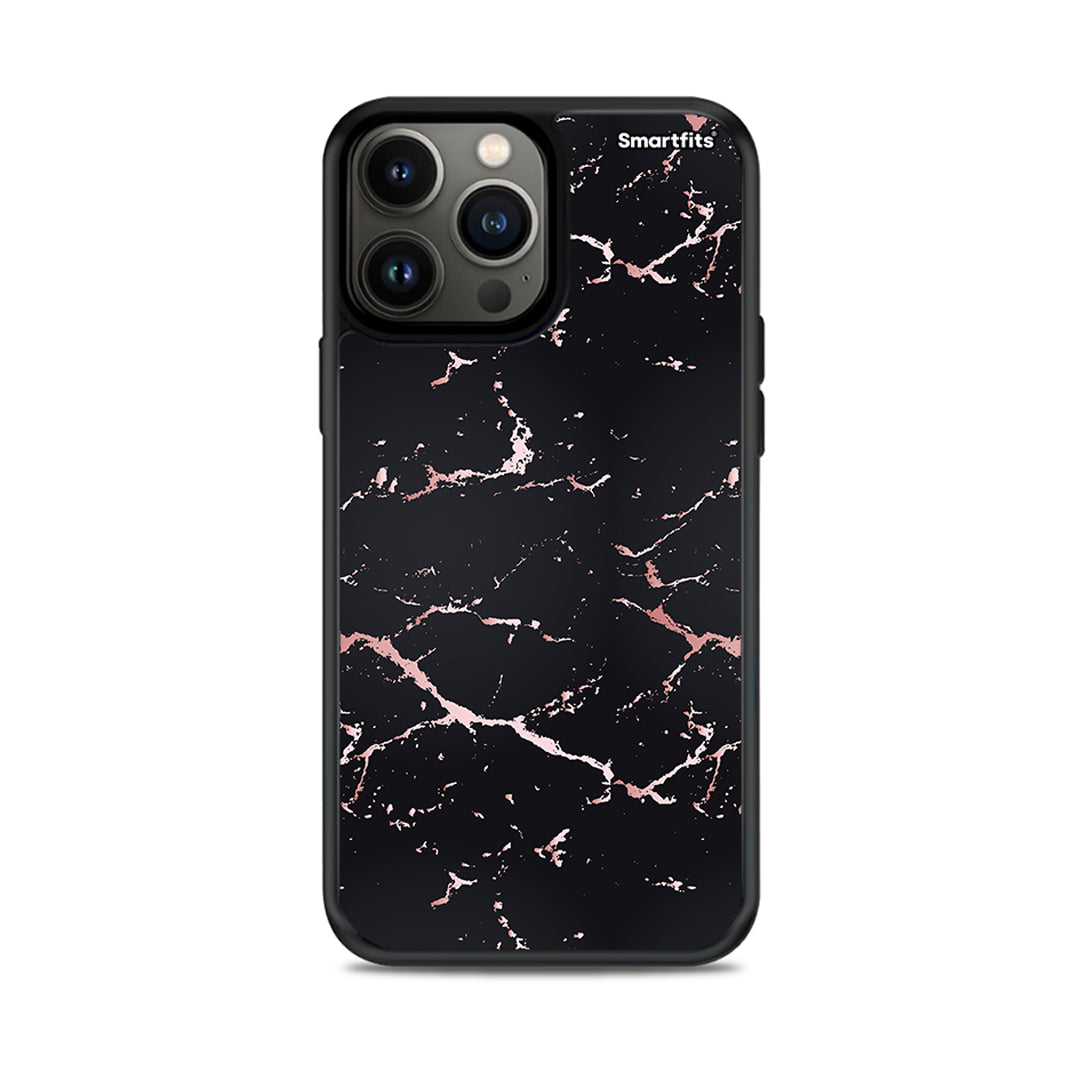 Marble Black Rosegold - iPhone 13 Pro Max θήκη