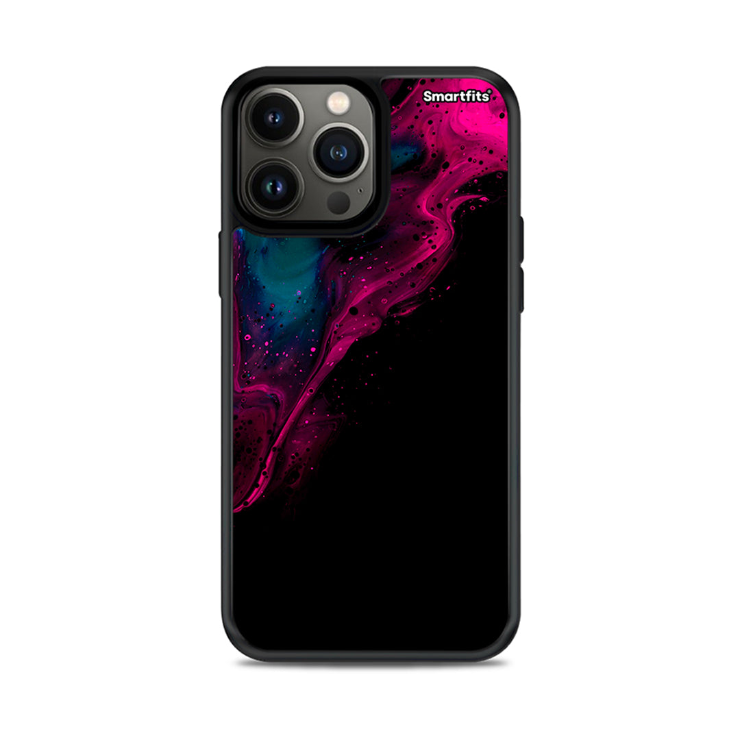 Watercolor Pink Black - iPhone 13 Pro Max θήκη