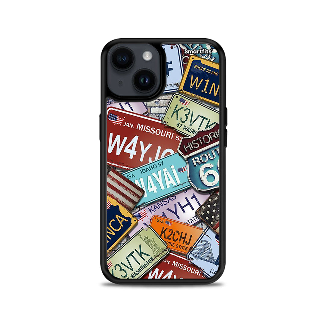 Car Plates - iPhone 15 Plus θήκη