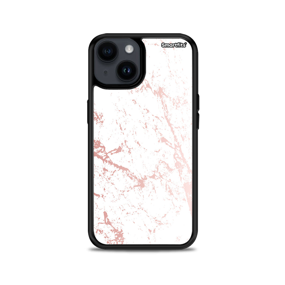 Marble Pink Splash - iPhone 15 Plus θήκη