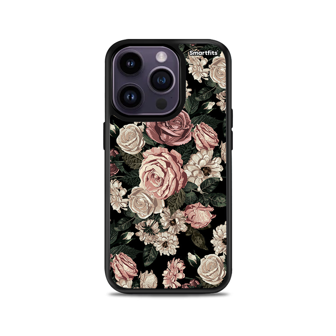 Flower Wild Roses - iPhone 14 Pro θήκη