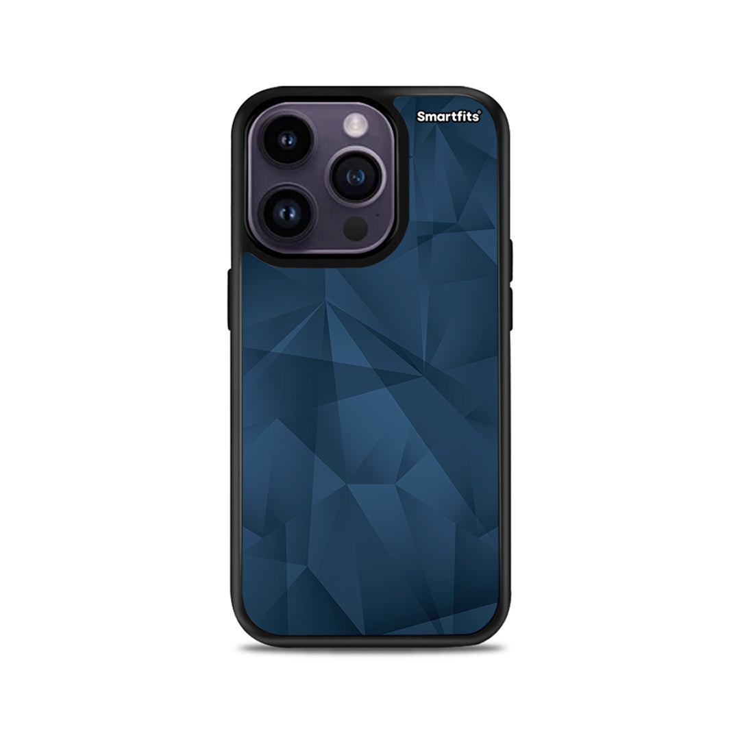 Geometric Blue Abstract - iPhone 14 Pro θήκη
