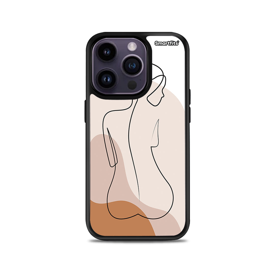 LineArt Woman - iPhone 15 Pro θήκη