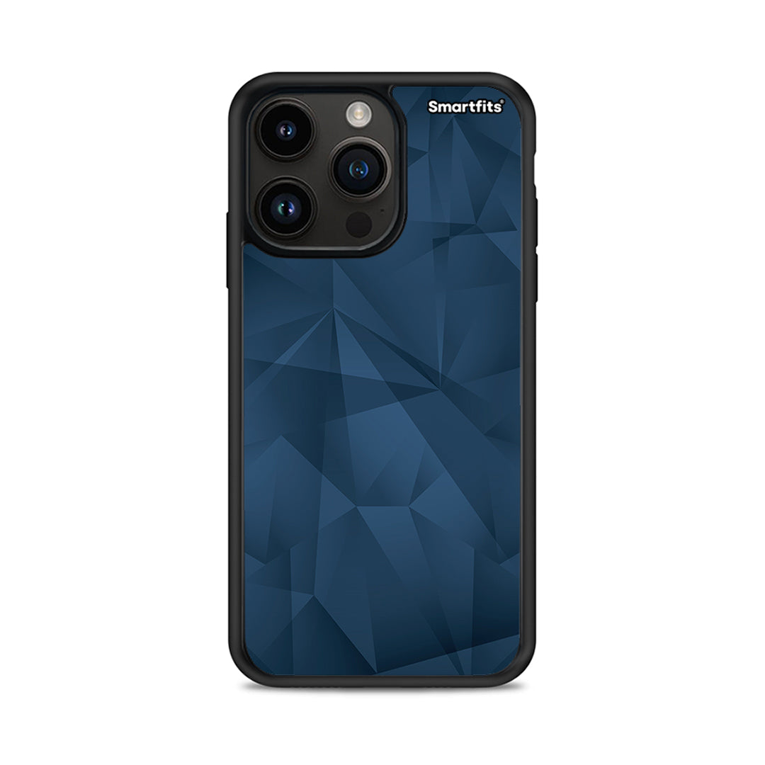 Geometric Blue Abstract - iPhone 14 Pro Max θήκη