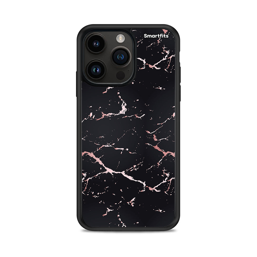 Marble Black Rosegold - iPhone 14 Pro Max θήκη